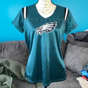 NFL Team Apparel Philadelphia Eagles Jersey, Large